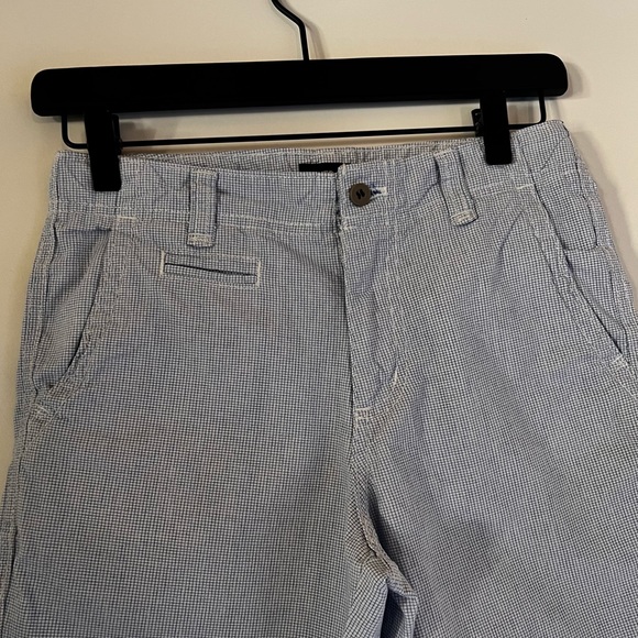 CHEROKEE SHORTS BOYS PLAID LIGHT BLUE AND WHITE - Picture 4 of 15